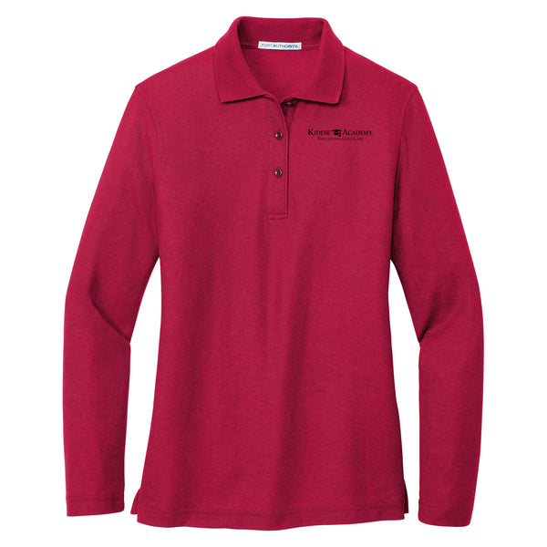 Port Authority® Ladies Silk Touch™ Long Sleeve Polo (KAU-L500LS)