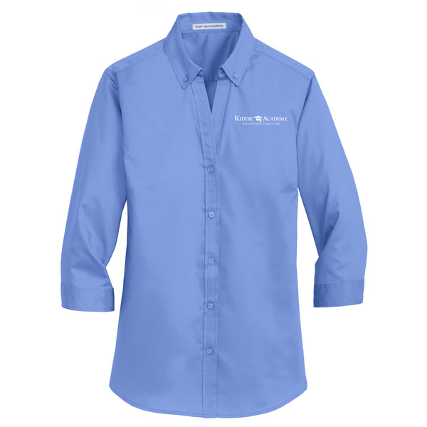 Port Authority® Ladies 3/4-Sleeve SuperPro™ Twill Shirt (KAC-L665)