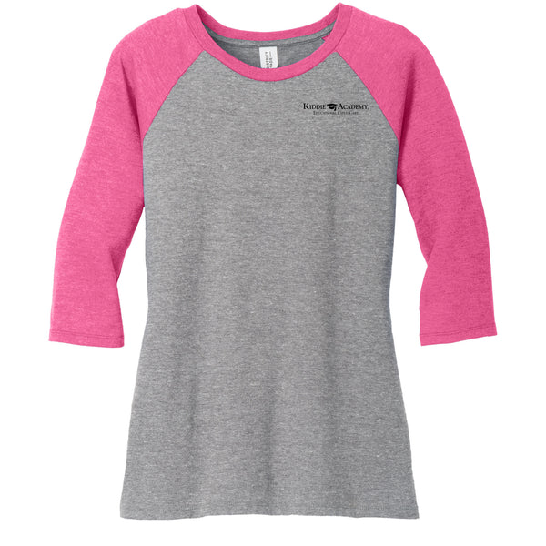 District ® Women’s Perfect Tri ® 3/4-Sleeve Raglan (KAC-DM136L)