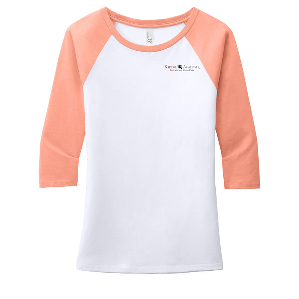 District ® Women’s Perfect Tri ® 3/4-Sleeve Raglan (KAC-DM136L)