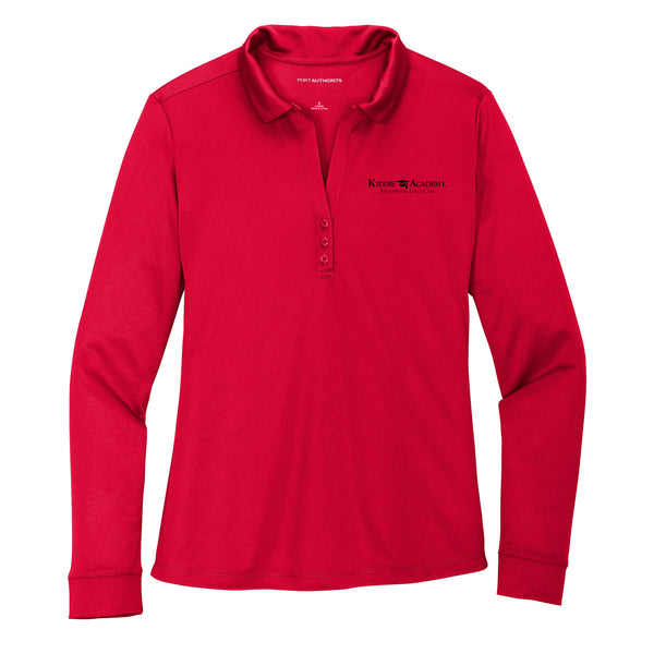 Port Authority ® Ladies Silk Touch™ Performance Long Sleeve Polo (KAC-L540LS)