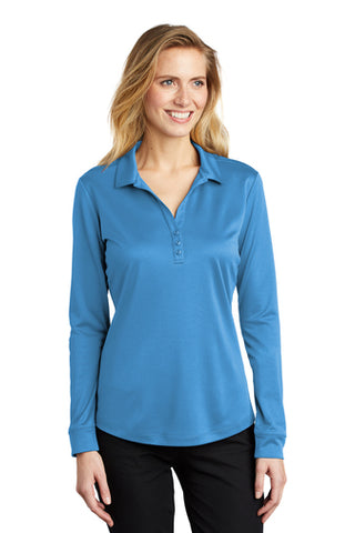 Port Authority ® Ladies Silk Touch™ Performance Long Sleeve Polo (KAC-L540LS)