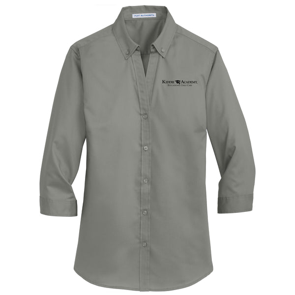 Port Authority® Ladies 3/4-Sleeve SuperPro™ Twill Shirt (KAC-L665)