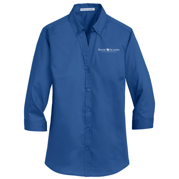 Port Authority® Ladies 3/4-Sleeve SuperPro™ Twill Shirt (KAC-L665)