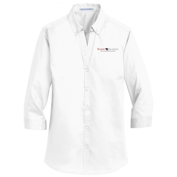 Port Authority® Ladies 3/4-Sleeve SuperPro™ Twill Shirt (KAC-L665)