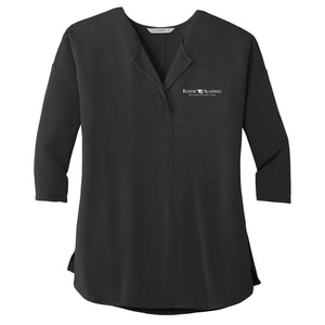 Port Authority® Ladies Concept 3/4-Sleeve Soft Split Neck Top (KAC-LK5433)