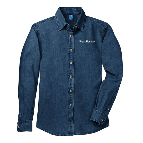 Port & Company® - Ladies Long Sleeve Value Denim Shirt (KAC-LSP10)