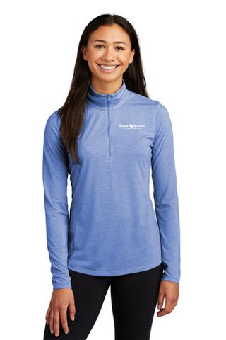 Sport-Tek ® Ladies PosiCharge ® Tri-Blend Wicking 1/4-Zip Pullover (KAC-LST407)