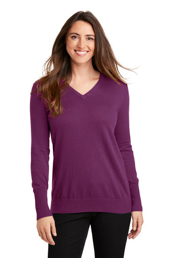 Port Authority® Ladies V-Neck Sweater (KAC-LSW285)